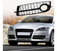 BPOAZ Pare Chocs Avant Antibrouillard Grille Cover pour Au-di TT 2007-2010,ABS Couvercle Cadre Phare Antibrouillard Voiture Accessoires Calandre Modification,A-Left