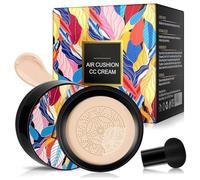 Bpoeee 2024 New Mushroom Head Air Cushion CC Cream - Apartment Air Cushion CC Cream, Long-Lasting Matte Waterproof Moisturizing Concealer Beauty (Natural)