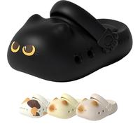 Bpoeee Cat Paw Slides Women EVA Summer Sandals Arch Support Thick Sole Breathable Non-Slip Indoor Outdoor House Shoes (cat-4,39-40)