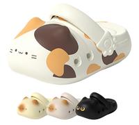 Bpoeee Cat Paw Slides Women EVA Summer Sandals Arch Support Thick Sole Breathable Non-Slip Indoor Outdoor House Shoes (cat-2,36-37)