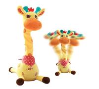 Bpoeee Dancing Giraffe Plush Toy, Musical Giraffe Toy - Sings, Dances & Repeats What You Say, Talking Dancing Singing