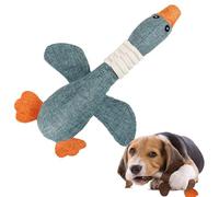 Bpoeee Indestructible Dog Toy for Aggressive Chewers, Robust Duck-Design Chew Toy, Durable Rubber Squeaky Interactive Puppy for Medium & Large Dogs (Blue)