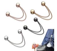 Bpoeee Multi-Function Magnetic Clothing Clips, Shirt Clips for Women Clothing, Magnetic Buttons for Clothing, Magnetic Strength Buttons Clipsmagnetic Clothes Clips (4 Colors)
