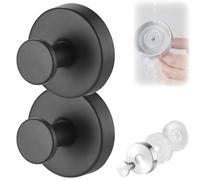 Bpoeee Upgraded Suction Cup Hooks, Shower Hooks for Inside Shower, Wreath Suction Cups for Front Door, Bathrooms, Strong Hold, No Drill, Reusable Hook (E-2PC)
