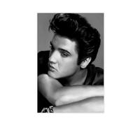 bpoejge Poster sur toile représentant Elvis Presley, chanteur de rock, portrait - Décoration pour chambre à coucher, bureau, chambre - Cadeau - 20 x 30 cm
