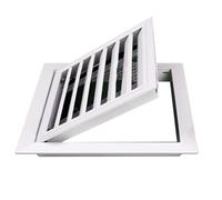 BPQCOFZT 1 Panneau d'accès en Alliage d'aluminium for cloison sèche avec Grille de Filtration - Porte d'accès Personnalisable - Blanc(45x45cm)