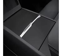 BPQYSBLD Autocollant de Protection Console Centrale pour Tesla Model Y Juniper 2025 2026 Film de Protection pour Panneau de Commande Central Accessoires de Voiture,Blackstyle