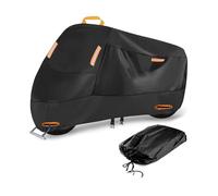 BPQYSBLD Housses de Moto pour Harley Davidson Softail Fat Boy 1990-2021 2022 2023 2024 Bache Moto Pluie Anti-Poussière Bâche Pare-Soleil Exterieur Protection Accessoires,Orangestyle