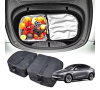 BPQYSBLD pour Tesla Model Y Juniper 2025 2026 Les Organisateurs de Glacière Frunk Sac Isolant pour Coffre Avant Rangement Extérieur