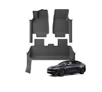 BPQYSBLD Tapis De Sol en TPE pour Tesla Model Y Juniper 2025 2026 Toutes Saisons Imperme Able Antide Rapant Doublure De Coffre Gauche Et Droite Caoutchouc,Singlelayer