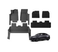 BPQYSBLD Tapis De Sol en TPE pour Tesla Model Y Juniper 2025 2026 Toutes Saisons Imperme Able Antide Rapant Doublure De Coffre Gauche Et Droite Caoutchouc,Doublelayer