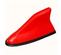 BPQYSBLD Voiture Antennes Aileron Requin pour Alfa Romeo 159 147 156 164 166 Stelvio Giulietta Mito Giulia GT Auto-adhésif Toit Requin D'Aileron Antennes Signal Booster Accessoire,Redstyle
