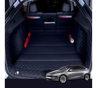 BPQYSBLD Voiture Tapis de Coffre pour Tesla Model Y Juniper 2025 2026 Tapis Cargaison Tapis Antidérapant Moquettes Protection IntéRieure Accessoires,Blackstyle