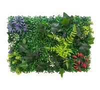 Bprtcra Écran de haie de Lierre, Mur Végétal Artificiel,écran de confidentialité avec Feuilles artificielles Rouleau de Panneaux pour la décoration extérieure de Balcon de haie de Jardin,60x40CM (H)