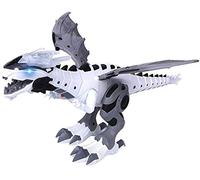 Bprtcra Mist Robot Spraying Dragon, Dinosaure de pulvérisation d'eau de Respiration de feu de Jouet électrique de Dragon de Marche avec Le Clignotant et Les bruits pour des Enfants Type B