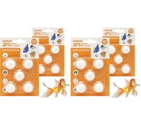 BPS 10x W nd Nourriture pour Poissons Pendant 3 Jours pour Toutes Sortes de Blocs de Nourriture pour Poissons d'Aquarium BPS-4126 * 2 (Lot de 2)
