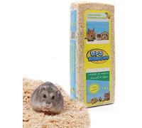 BPS Copeaux de Bois Litière pour Animaux de Compagnie Sciure de Bois pour Chat Petits Animaux Hamster Lapin Perroquet Écureuil Hérisson Paquet différent (1 kg, saveur Citron) BPS-4051