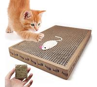 BPS Griffoir Carton Ondulé Chat Griffoir Myguru Cat Scratcher Carton Scratch Toys Jouet pour Chat 24x39 cm BPS-1853