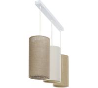 BPS Koncept Boho Ellegant Slim lampe suspendue 3x60 W crème-beige 0T0-L3-007