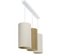 BPS Koncept Boho Ellegant Slim lampe suspendue 3x60 W crème-beige 0T0-L3-009