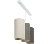 BPS Koncept Boho Ellegant Slim lampe suspendue 3x60 W gris/cendre-graphite 0T0-L3-011