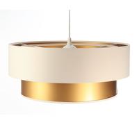 BPS Koncept Duo ellegant lampe suspendue 1x60 W doré-crème 061-055-40