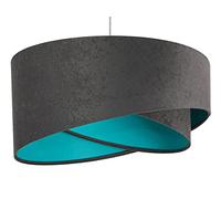 BPS Koncept Galaxy E27 Kiara Suspension 50 cm de diamètre Graphite/Bleu