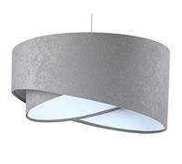 BPS Koncept Galaxy E27 Suspension 50 cm de diamètre Gris/Blanc