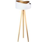 BPS Koncept Galaxy lampadaire 1x60 W blanc-doré-bois 060P-062