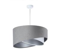 BPS Koncept Galaxy lampe suspendue 1x60 W blanc-gris/cendre-argenté 060-021