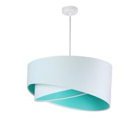 BPS Koncept Galaxy lampe suspendue 1x60 W blanc-menthe 060-063