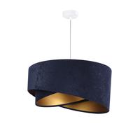 BPS Koncept Galaxy lampe suspendue 1x60 W doré-bleu marine 060-044