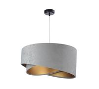 BPS Koncept Galaxy lampe suspendue 1x60 W doré-gris/cendre 060-014
