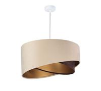 BPS Koncept Galaxy lampe suspendue 1x60 W doré-marron-beige 060-019