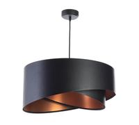 BPS Koncept Galaxy lampe suspendue 1x60 W noir-cuivre 060-165