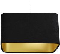 BPS Koncept Kwadro sue lampe suspendue 1x60 W noir-doré KW-106-40W30