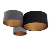 BPS Koncept Plafoniady plafon 3x60 W czarny-szary-grafitowy-żółty 080-02-053