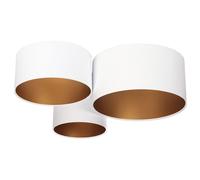 BPS Koncept Plafoniady plafonnier 3x60 W blanc-doré 080-062