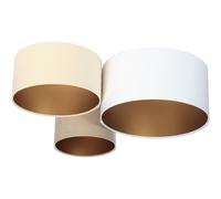 BPS Koncept Plafoniady plafonnier 3x60 W blanc-doré-beige-crème 080-01-034