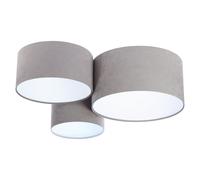 BPS Koncept Plafoniady plafonnier 3x60 W blanc-gris 080-012