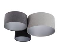BPS Koncept Plafoniady plafonnier 3x60 W noir-gris-argenté-graphite 080-01-052