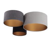 BPS Koncept Plafoniady plafonnier 3x60 W noir-gris-graphite 080-01-053