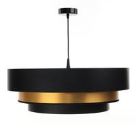 BPS Koncept Triniti lampe suspendue 1x60 W noir-doré 050-088-60