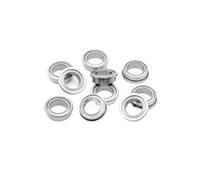 BPTPEVENZY Lot de 10 roulements à billes blindés FR168ZZ 6,35 x 9,525 x 3,175 mm ABEC-7, série pouces, 1/4 x 3/8 x 1/8 pouces, mini-roulement à billes à bride