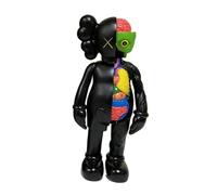 BPUIYEW Ornement XX Eye Doll Bearbrick Décoration de vitrine for la Maison Convient for la décoration(Black)