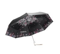 BPUIYEW Parapluie pliant automatique Compact Tri-Fold Sun Parapluie Portable Sun Shade Wind and Rain Proof Soleilny/Pluie Dual Usage(D)