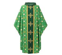BPURB Clergé Romain Prêtre Célébrant Baptême Chasuble Vêtements Église Catholique Père Messe Vêtements Robe