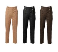 BPURB Pantalon Victorien pour Homme Style Vintage Steampunk Gothique Punk Cosplay Pantalon