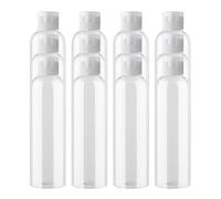 BPZXL 24 pièces 250ml Transparent flacons vides en plastique avec Bouchon à Charnière Transparent Bouteilles Pour Savon Gel Huile essentielle Lotion le shampooing Cosmétique