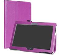 Bq Aquaris M10 Coque,Slim Pu Cuir Etui Et Pliable Stand Folio Housse Coque Couverture Pour 10.1"" Bq Aquaris M10 Android Tablet,Violet